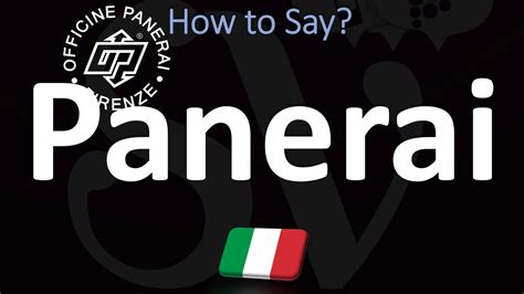 panerai pronunciation.